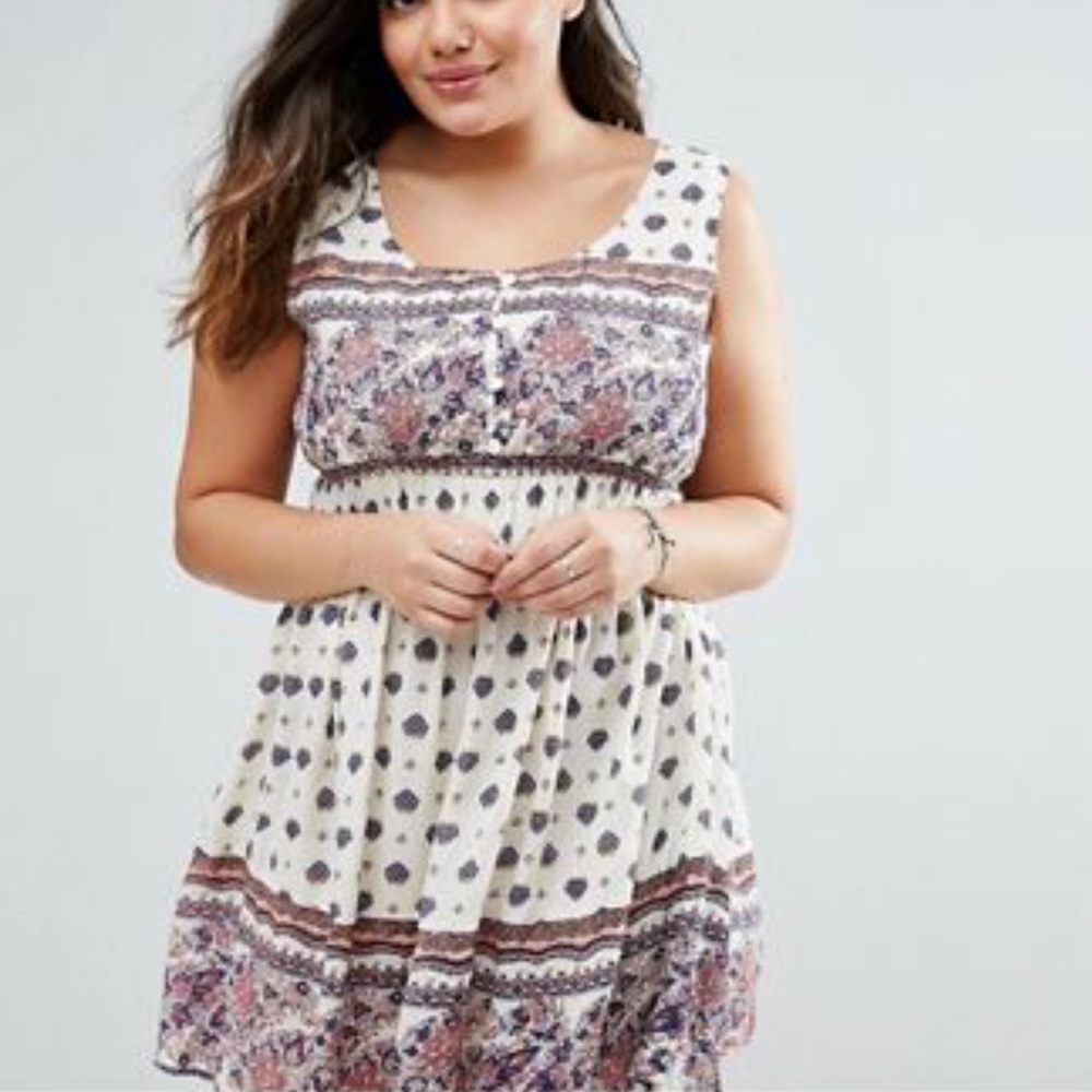 ASOS size 22 multi color dress